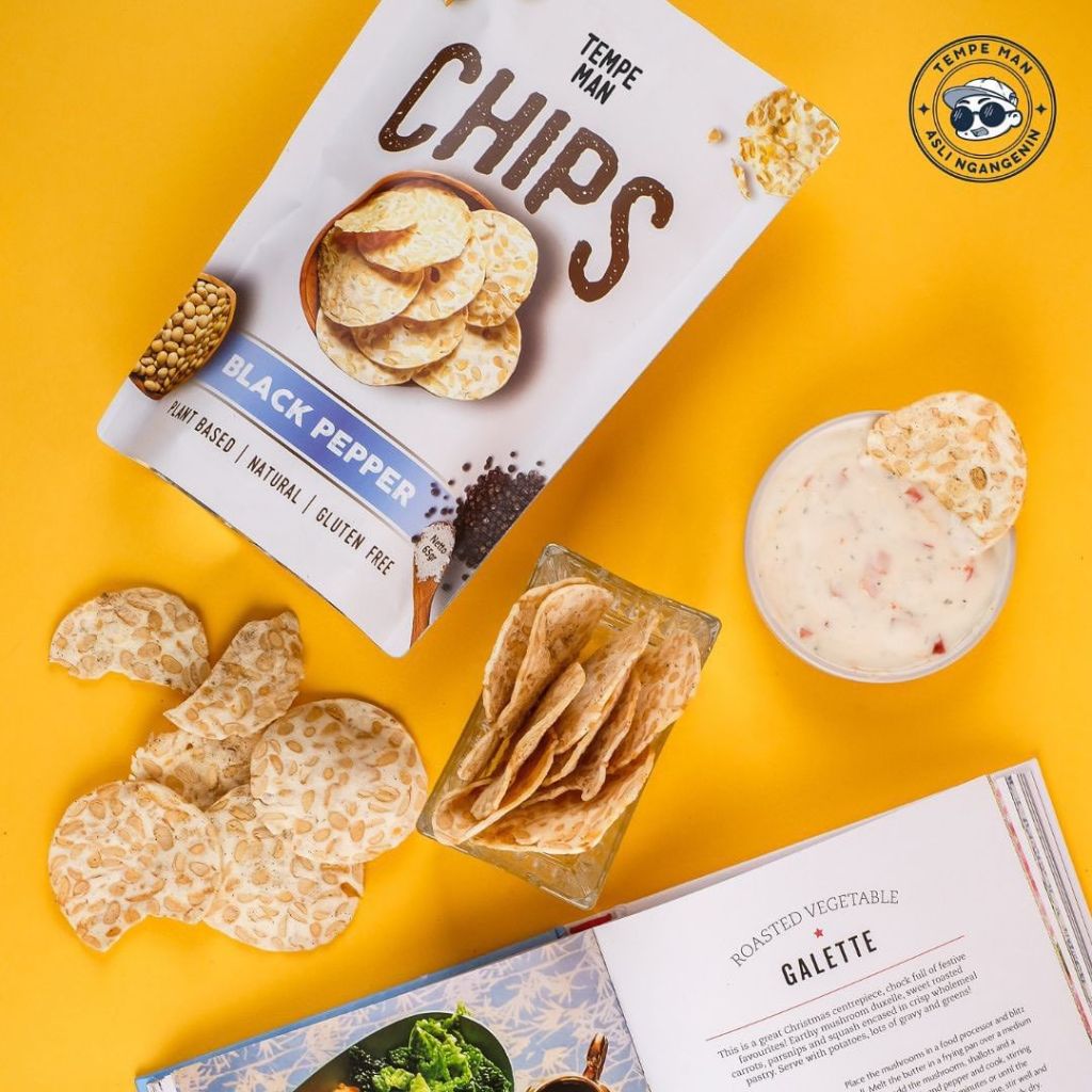 Black Pepper Chips buatan Tempeman (Sumber: Instagram tempeman.id)