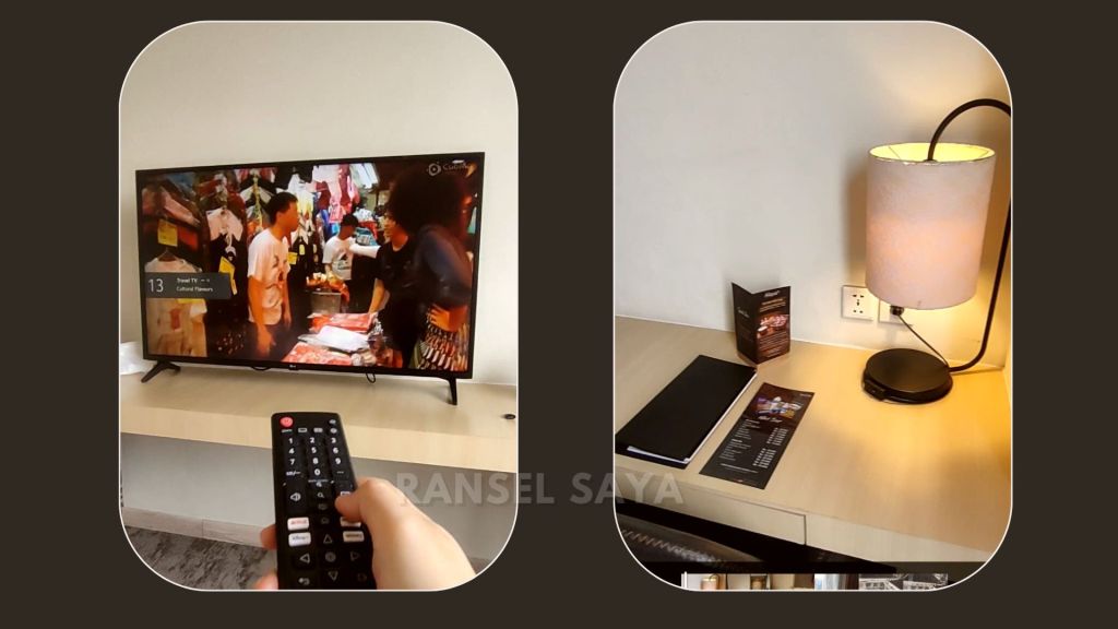 Kenyamanan kamar Grand Zuri BSD, Bisa menonton banyak chanel hiburan dan berita