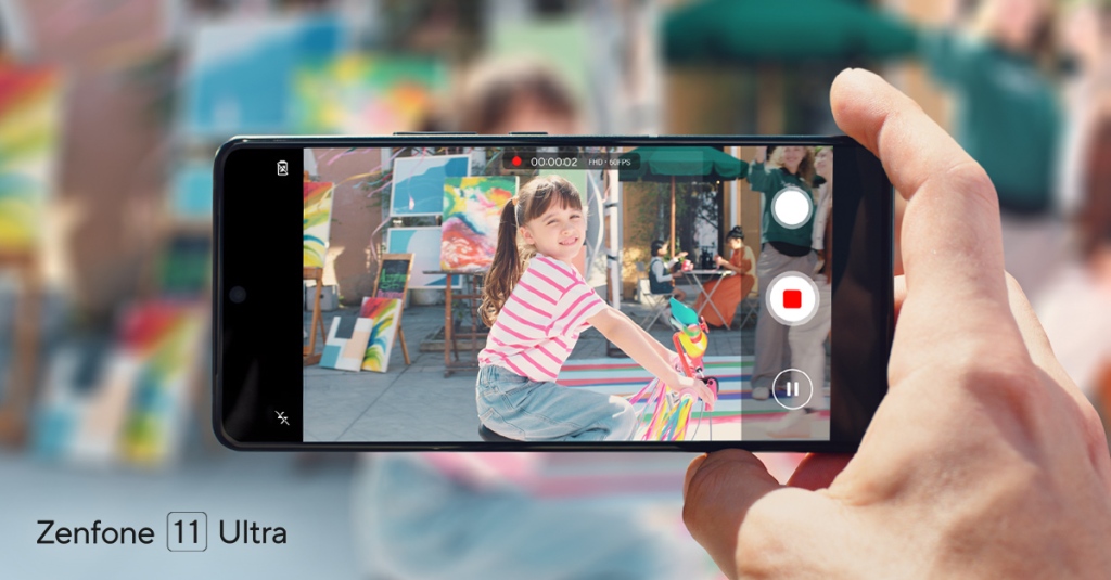 Zenfone 11 Ultra memiliki kemampuan video dengan kualitas 8K UHD pada 24 fps dengan kamera utamanya