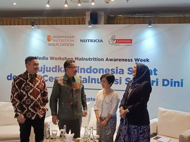 Lula Kamal menjadi moderator pada workshop Malnutrition Awareness Week, Selasa, 17 September 2024